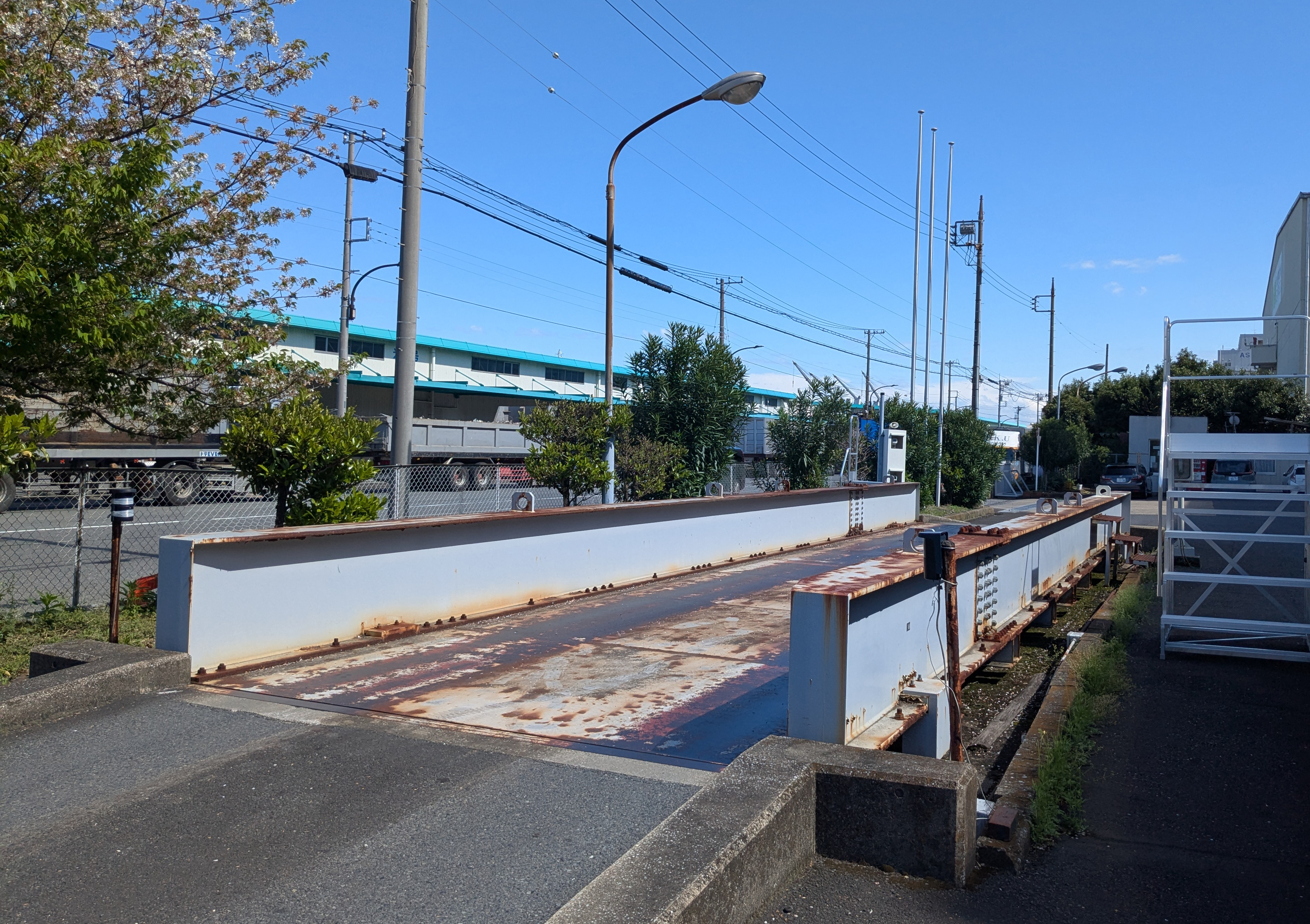 お台場埠頭計量所風景